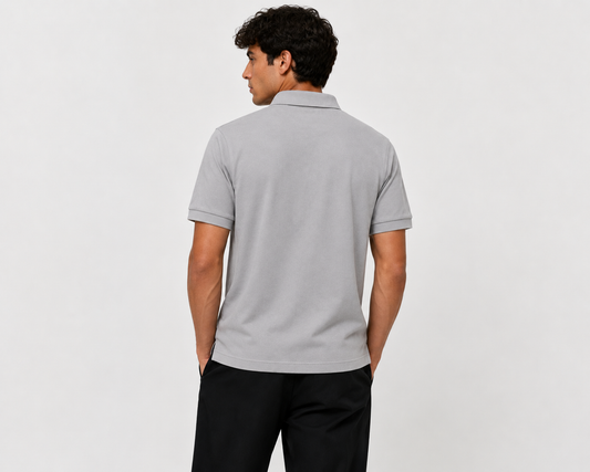 YCubed Premium Polo Shirt – Grey