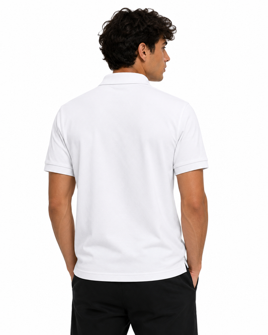 YCubed Premium Polo Shirt – White