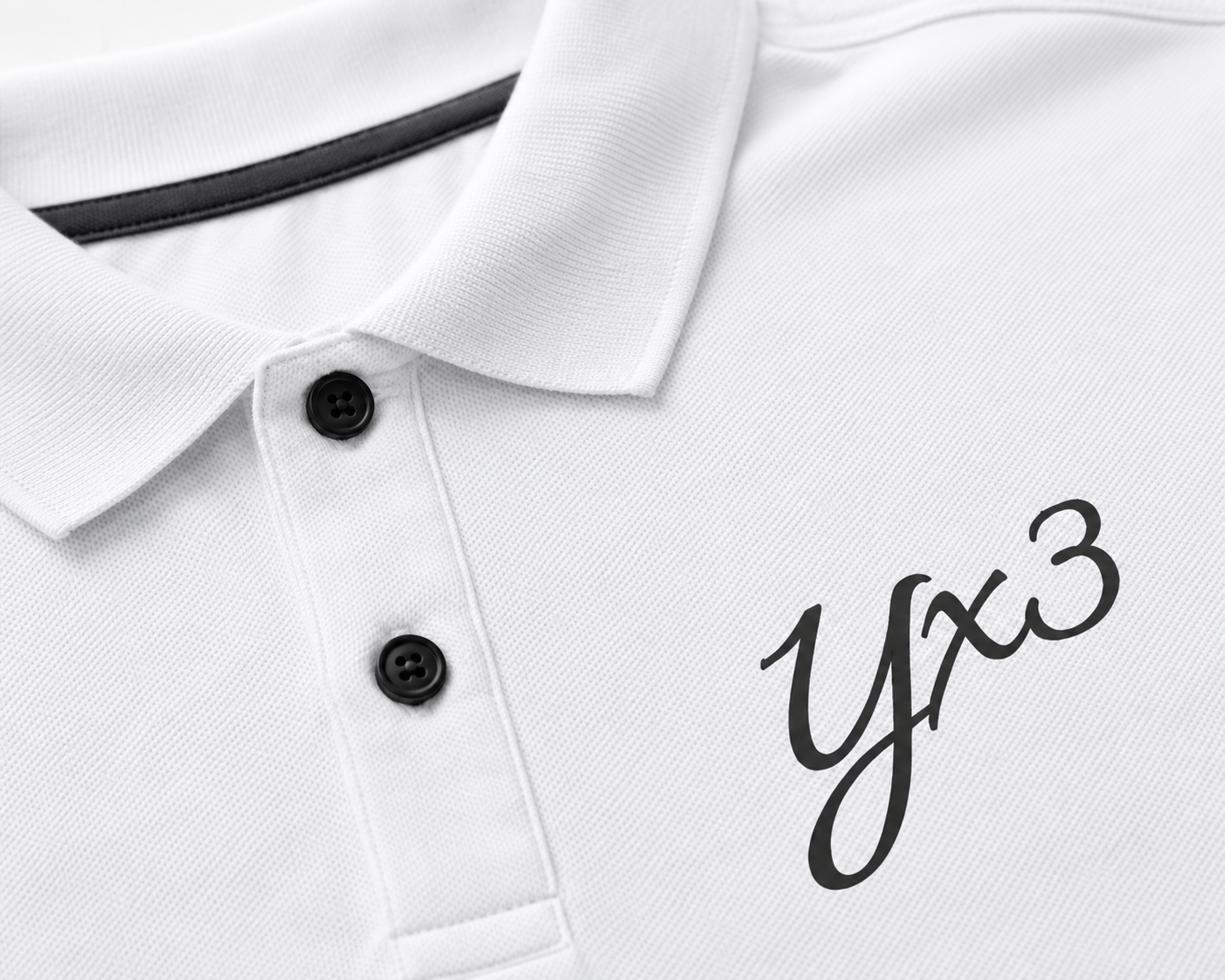 YCubed Premium Polo Shirt – White