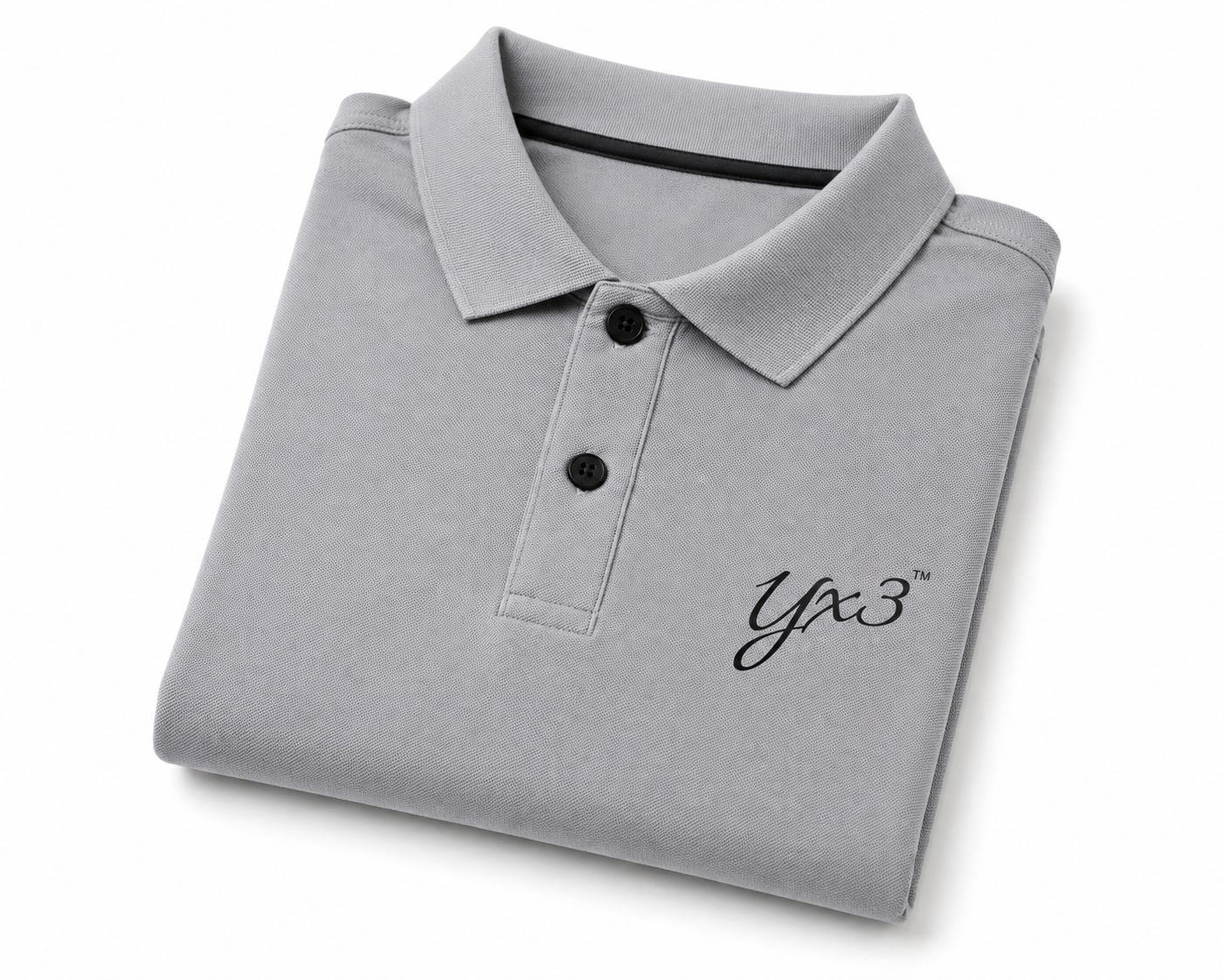 YCubed Premium Polo Shirt – Grey