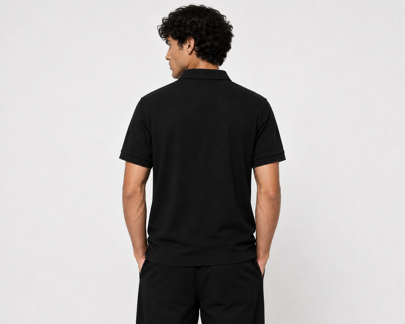 YCubed Premium Polo Shirt – black