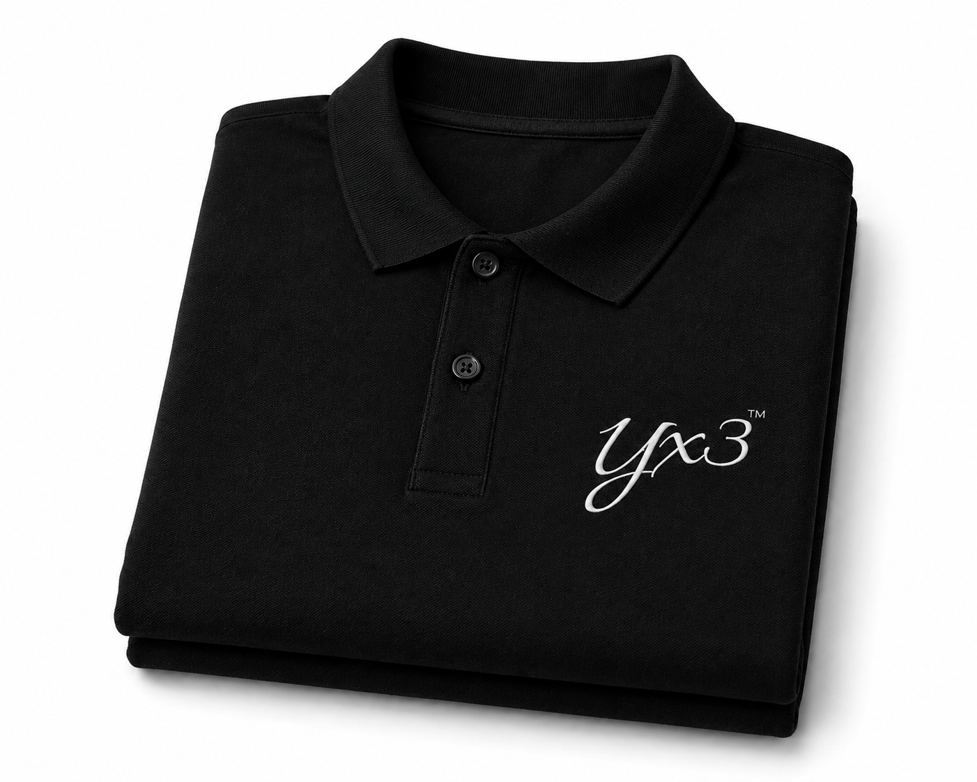 YCubed Premium Polo Shirt – black