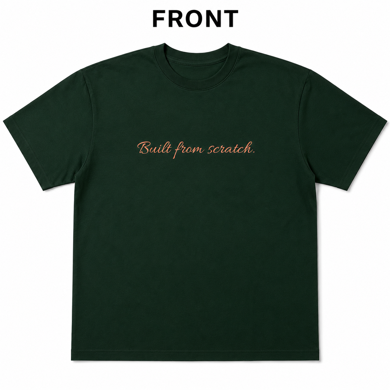 YCubed Built From Scratch™ Washed Oversized Tee (green)
