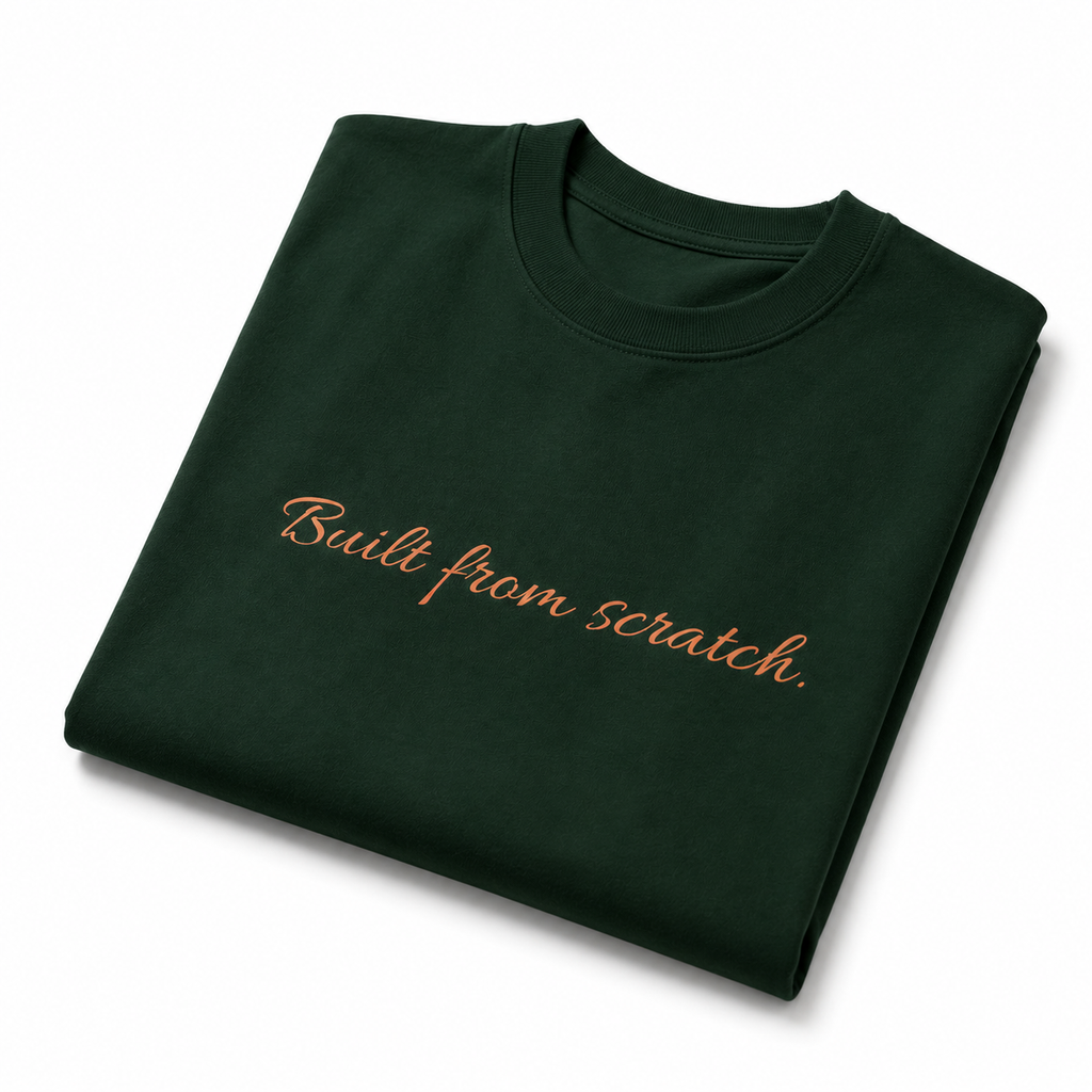 YCubed Built From Scratch™ Washed Oversized Tee (green)