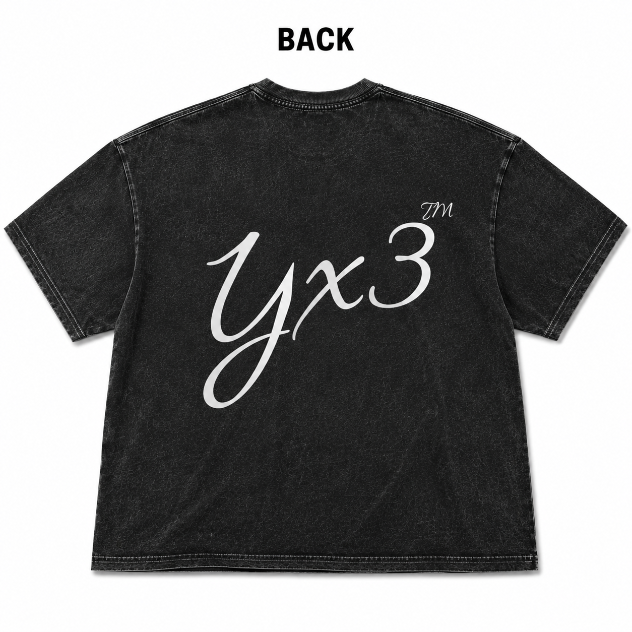 Boulevard™ Premium Washed Oversized Cotton Tee - Black