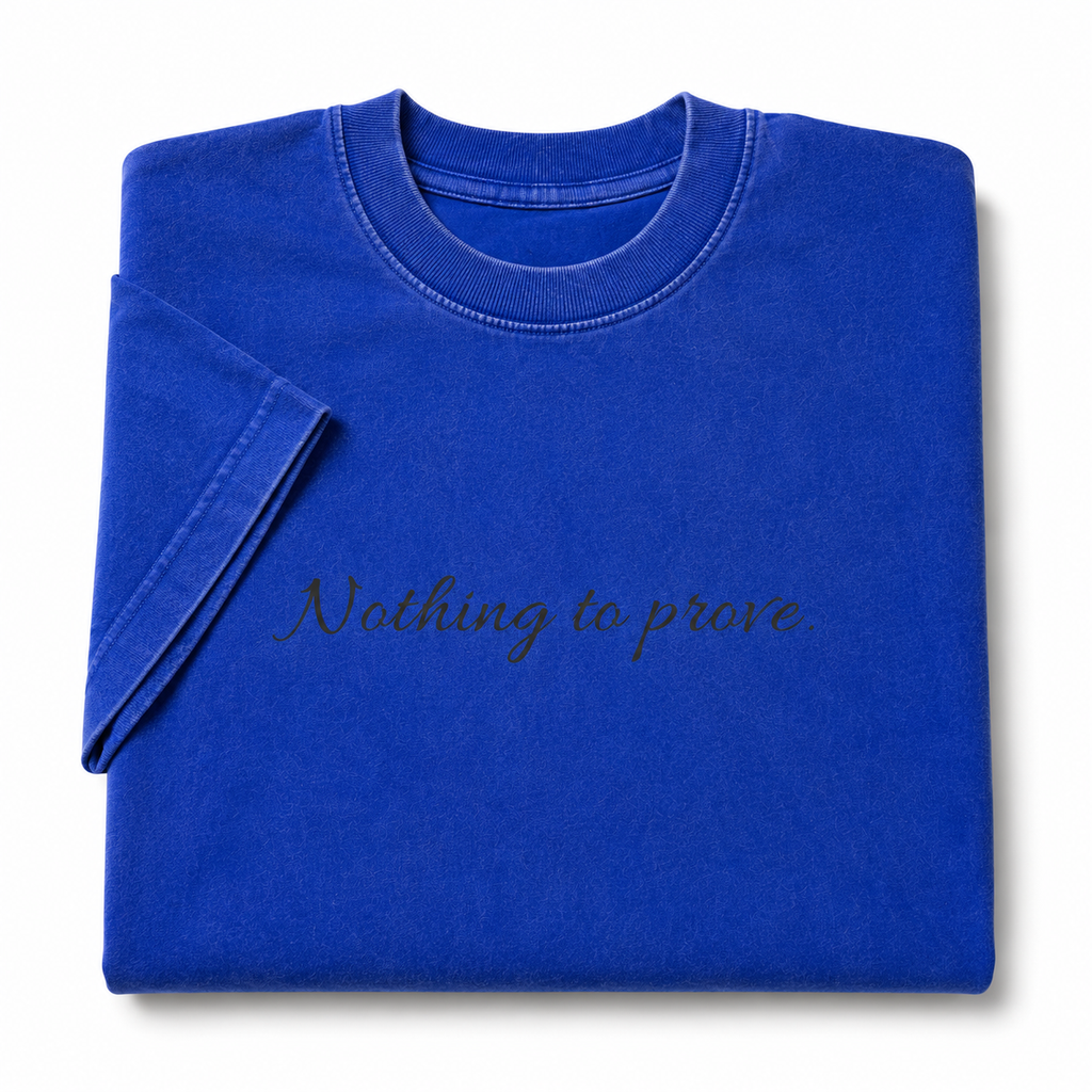 YCubed Nothing To Prove™ Parasola Oversized Tee (blue)