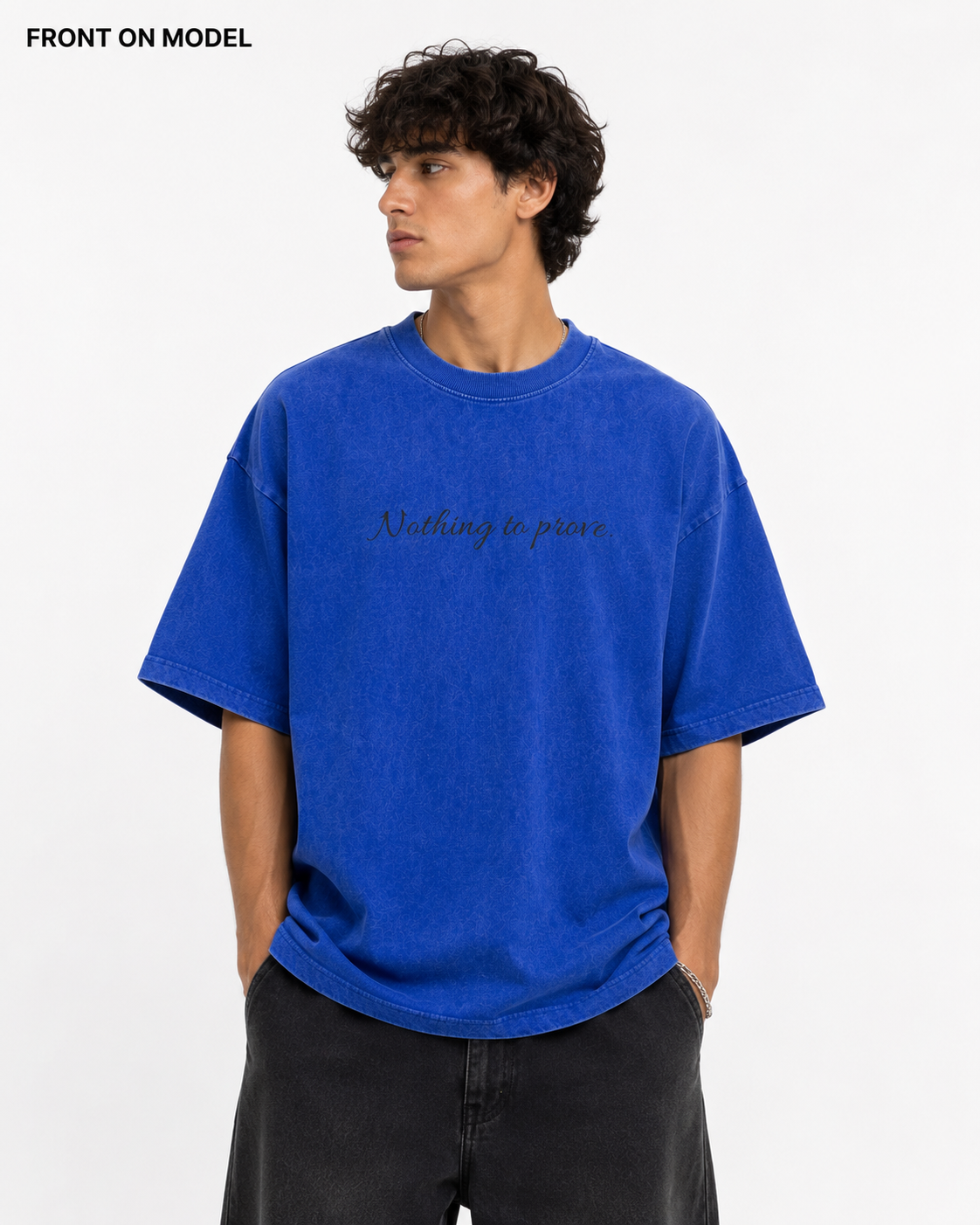 YCubed Nothing To Prove™ Parasola Oversized Tee (blue)