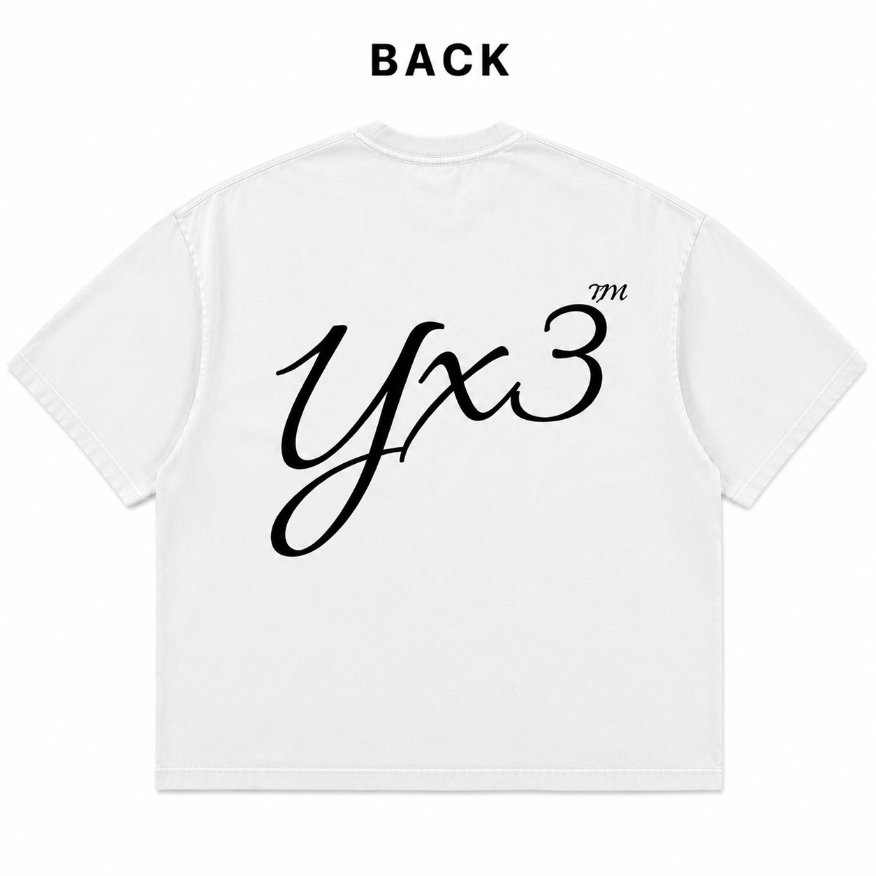 Boulevard™ Premium Washed Oversized Cotton Tee - White