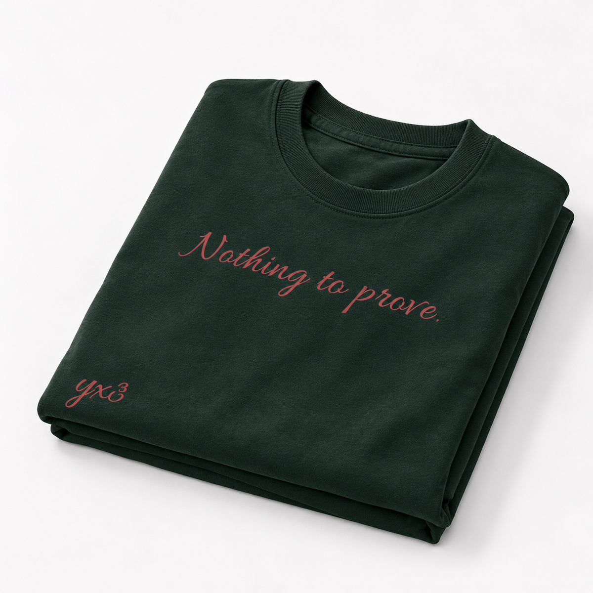 Nothing To Prove™ Premium Washed Oversized Cotton Tee - Green