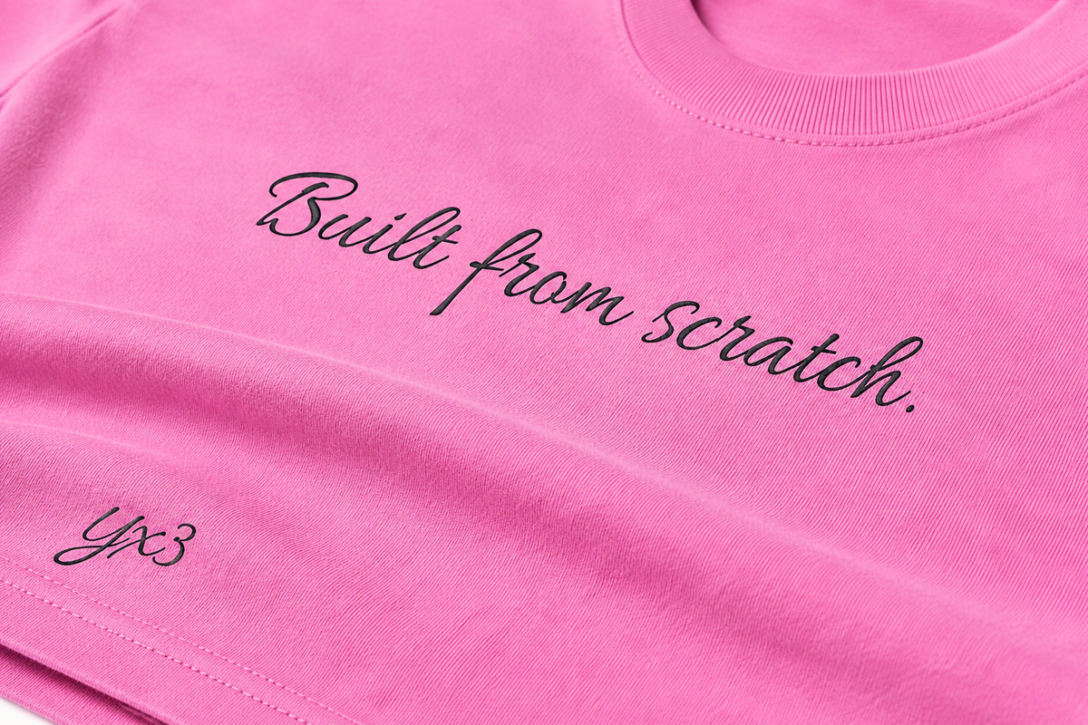 Built From Scratch™ Premium Washed Oversized Cotton Tee - Pink