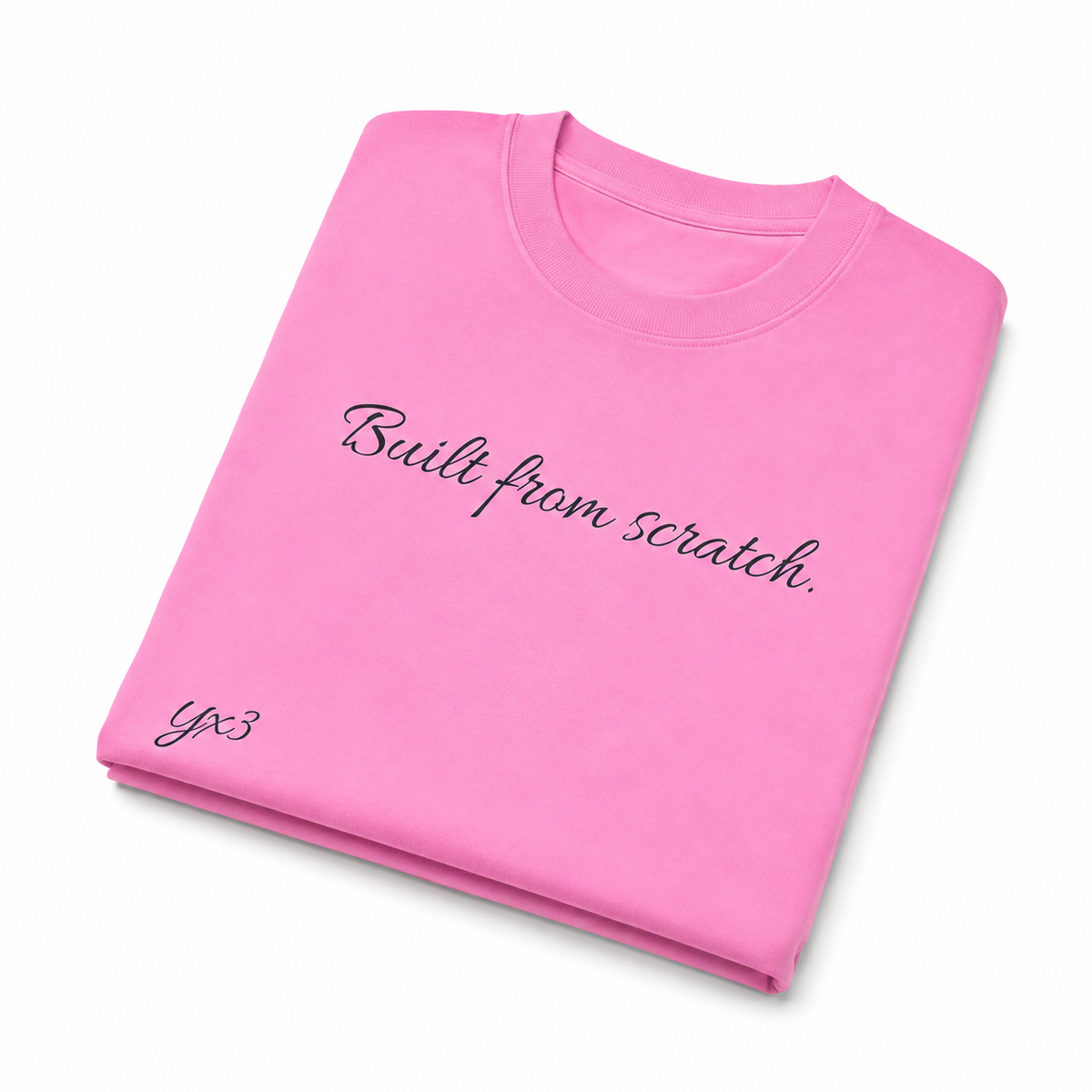 Built From Scratch™ Premium Washed Oversized Cotton Tee - Pink