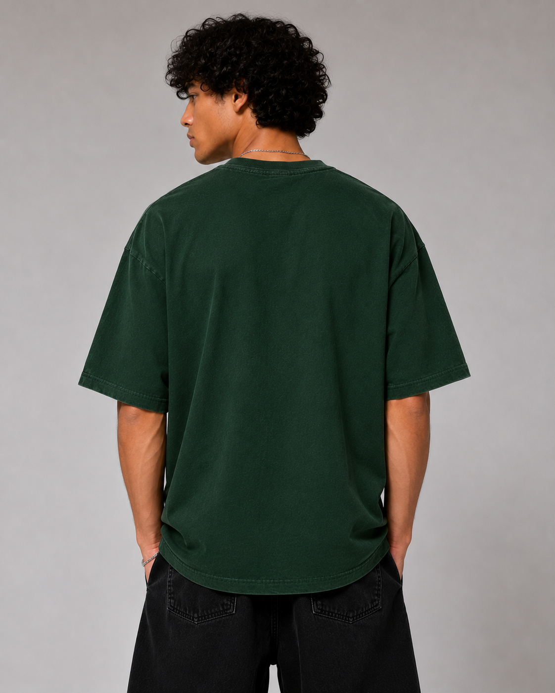 Built From Scratch™ Premium Washed Oversized Cotton Tee - Green