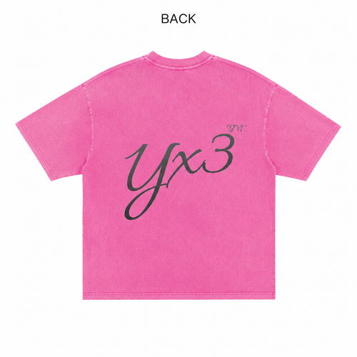 YCubed Built From Scratch™ Washed Oversized Tee (pink)