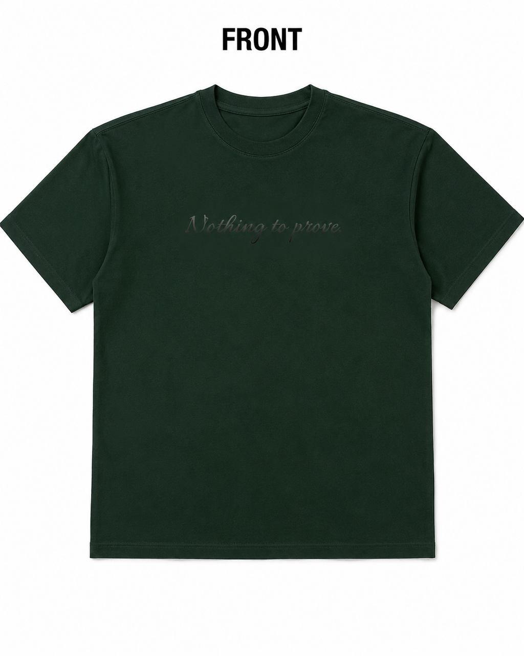 YCubed Nothing To Prove™ Washed Oversized Tee (green)