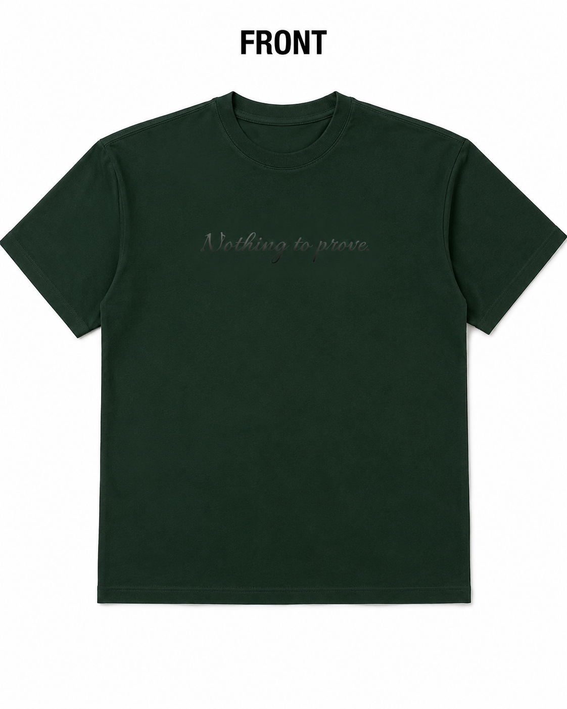 YCubed Nothing To Prove™ Washed Oversized Tee (green)