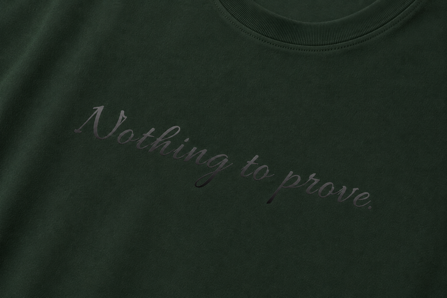 YCubed Nothing To Prove™ Washed Oversized Tee (green)
