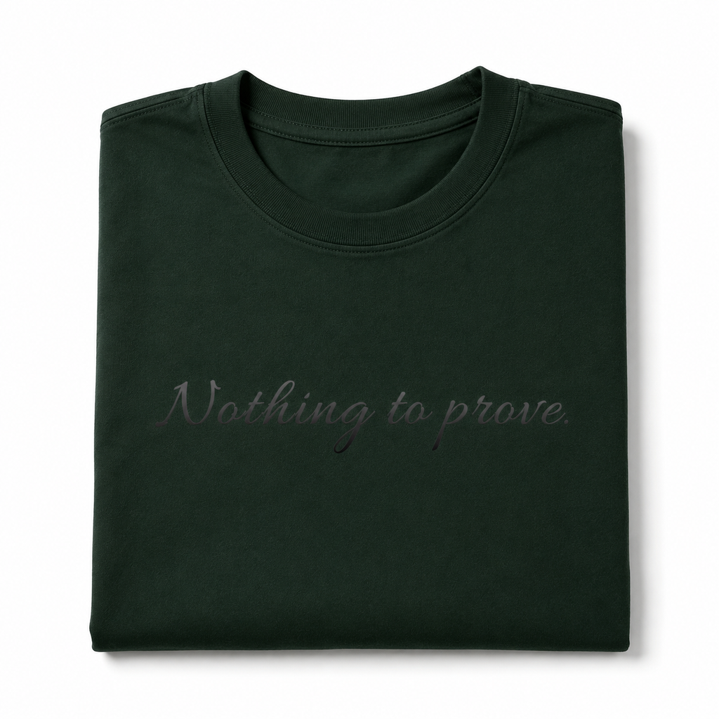 YCubed Nothing To Prove™ Washed Oversized Tee (green)