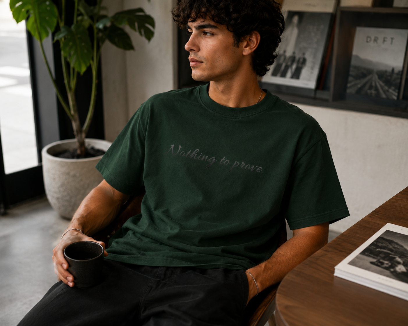 YCubed Nothing To Prove™ Washed Oversized Tee (green)