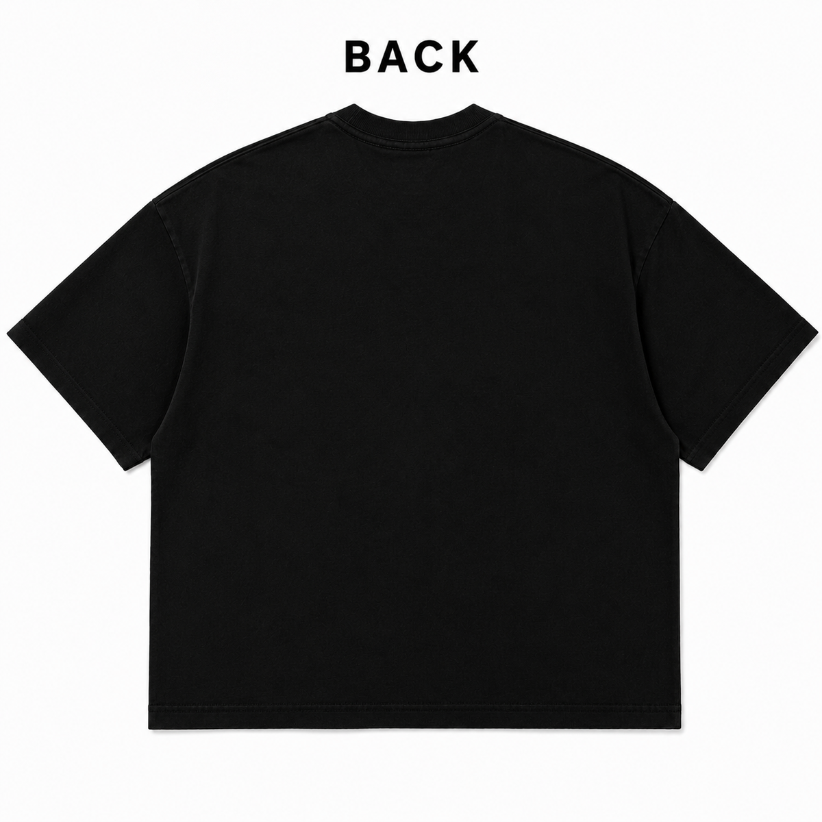 Boulevard™ Premium Oversized Cotton Tee - Black